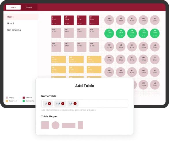 Hero Table Management Image